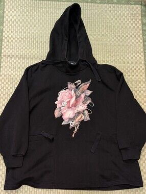RARE GU x Undercover Roses Hoodie Men's Size XL